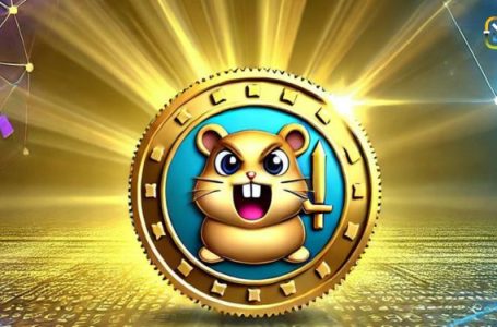 Hamster Kombat token in a blockchain-themed environment.