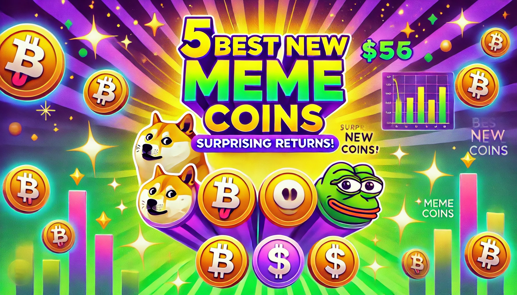 5 New Meme Coins to Buy This Week for Surprising Returns